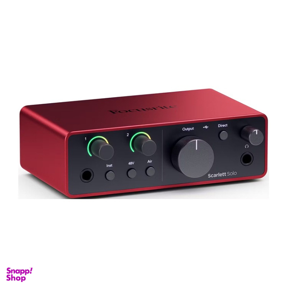 کارت صدا استودیویی فوکوسرایت مدل Scarlett Solo 4th Gen