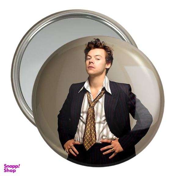 آینه جیبی خندالو مدل هری استایلز گروه موسیقی وان دایرکشن One Direction  کد 18943