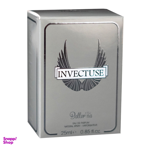 عطر جیبی مردانه بالرینا مدل Invectuse حجم 25 میلی‌لیتر