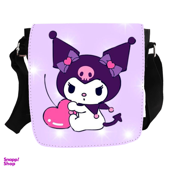 کیف رودوشی دخترانه طرح Kuromi کد 485