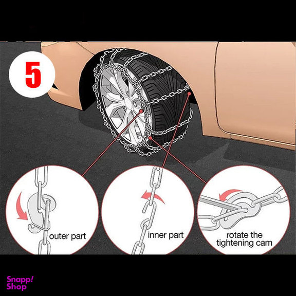 زنجیر چرخ مدل SNOW PRO مناسب برای تندر L90 بسته دو عددی