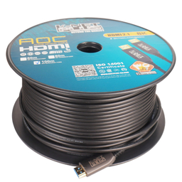 کابل 2.1 HDMI فیبر نوری کی نت پلاس مدل KP-A166 طول 100 متر