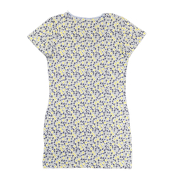 تیشرت زنانه اسمارا مدل گلدار رنگ آبی روشن