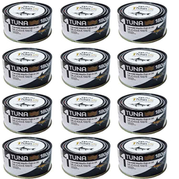 کنسرو ماهی مارلین در روغن یکتن وزن 180 گرم بسته 12 عددی