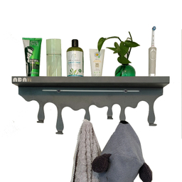 شلف دیواری آویز دار آبان مدل چکه