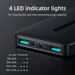 پاور بانک جوی روم مدل JR-T012 ظرفیت 10000 میلی آمپر ساعت