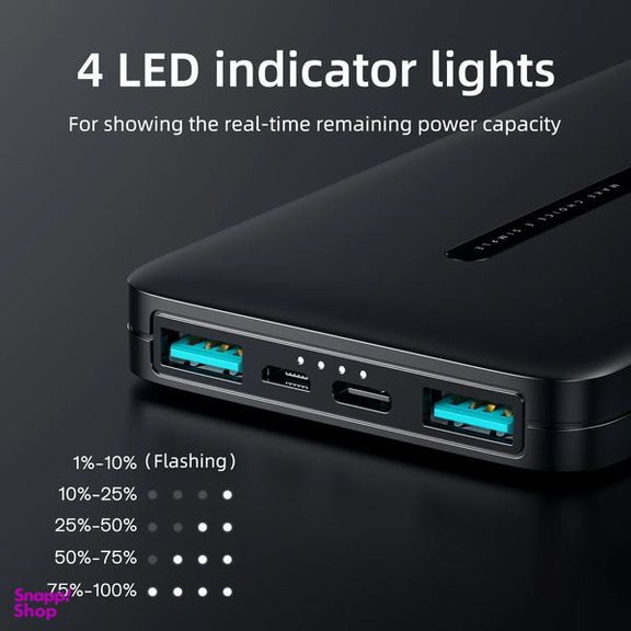 پاور بانک جوی روم مدل JR-T012 ظرفیت 10000 میلی آمپر ساعت