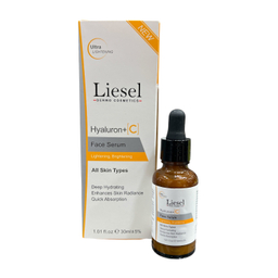 سرم روشن کننده لایسل مدل hyaluron+c حجم 30 میلی لیتر