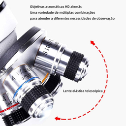 میکروسکوپ دوچشمی مدل Binocular 1000X به همراه کیف حمل