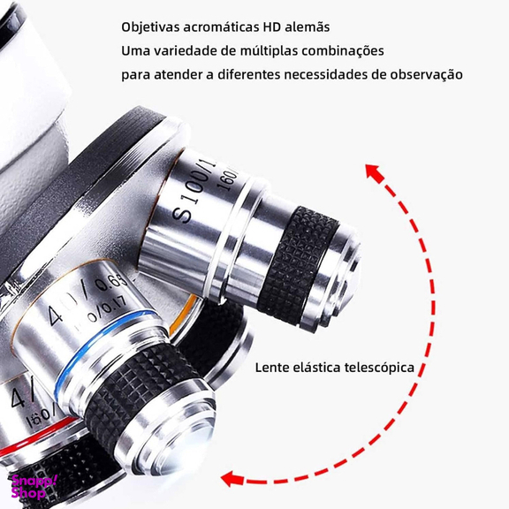 میکروسکوپ دوچشمی مدل Binocular 1000X به همراه کیف حمل