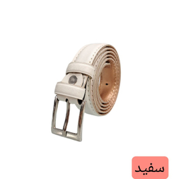 کمربند زنانه سگگ میخی کد 011 رنگ سفید