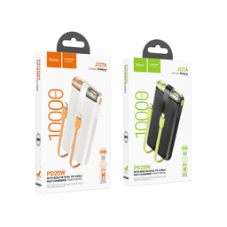 پاوربانک هوکو مدل J127A 20W ظرفیت 10000 میلی آمپر ساعت