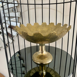 میوه خوری برنجی مدل طاووس کد 260223