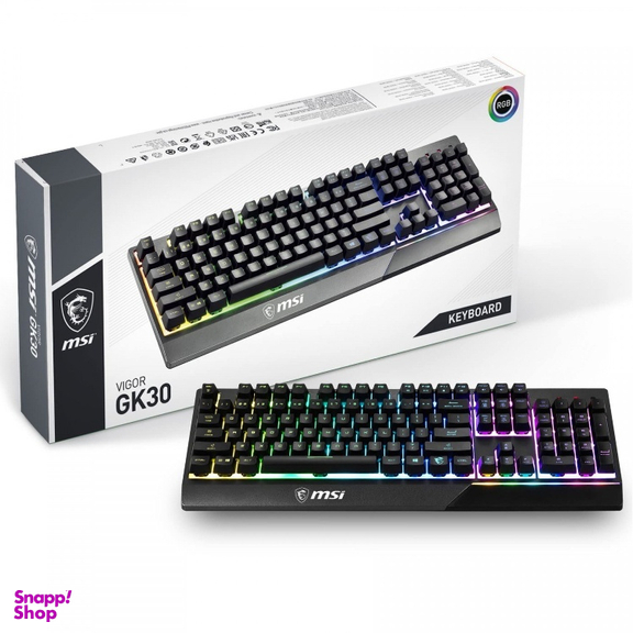 کیبورد باسیم ام اس آی مدل VIGOR GK30 Black Mech Membrane