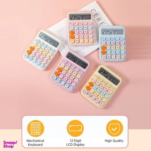 ماشین حساب مدل مینیمال طرح رنگی رنگی کد 340