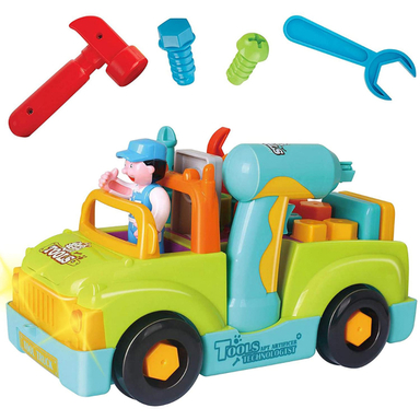 ماشین ابزار موزیکال و چراغدار هولی تویز مدل 6109 Little Mechanic Tool Truck with Light and Music
