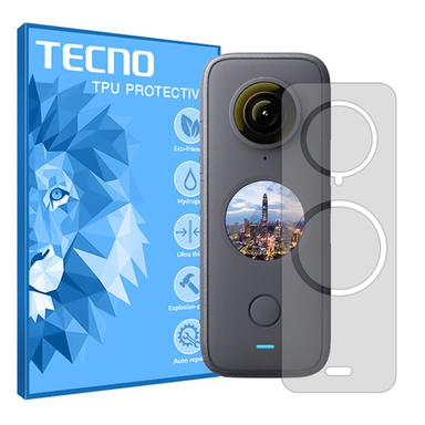 محافظ صفحه نمایش شفاف دوربین تکنو  مدل HyGEL مناسب برای دوربین فیلم برداری اینستا 360 ONE X2