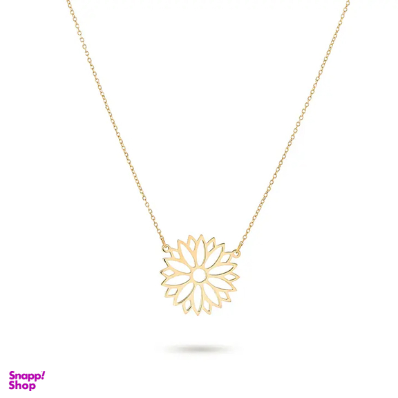 گردنبند طلا 18 عیار زنانه میلی گالری طرح طوق گل کد MT183