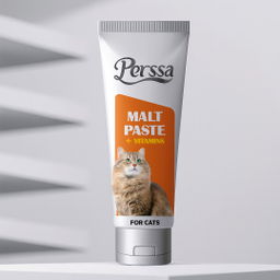 خمیر مالت گربه پرسا مدل malt+vitamin وزن 100 گرم