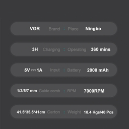 ماشین اصلاح سر و صورت وی جی آر مدل V-930