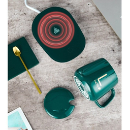 ماگ حرارتی لاکی مدل Temperature Cup به همراه صفحه گرم کن برقی