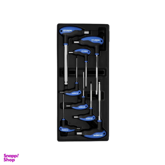 آچار آلن هیوندای مدل HT-9165 مجموعه 8 عددی