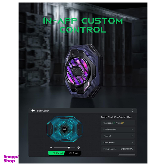 فن خنک کننده گوشی موبایل بلک شارک مدل FunCooler 3 Pro RGB