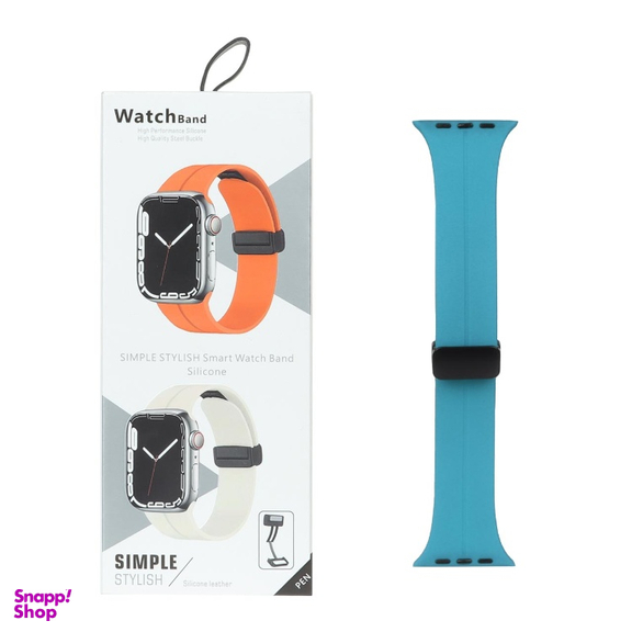 بند ساعت هوشمند سیلیکونی مگنتی مدل SIMPLE مناسب سایز 38/40/41 میلی متر