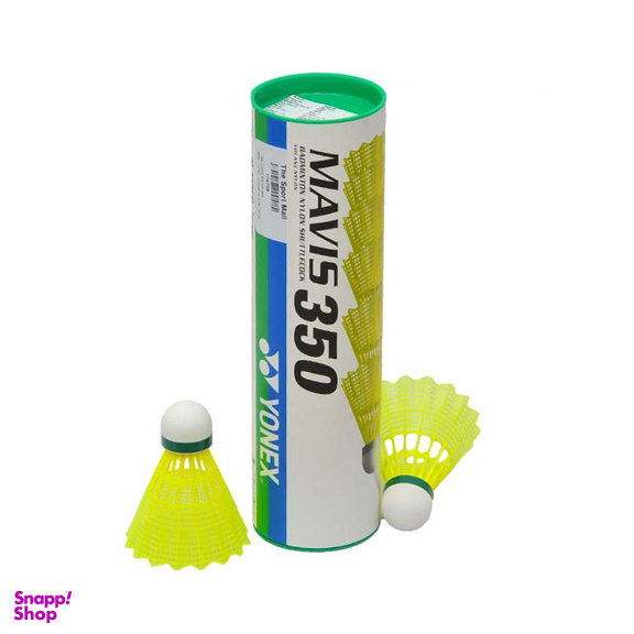توپ بدمینتون یونکس Yonex MAVIS 350  بسته ۶ عددی رنگ فسفری
