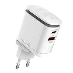 شارژر دیواری 25 وات الدینیو مدل A2423C همراه با کابل USB-C
