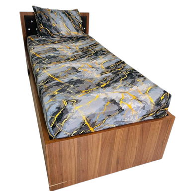 سرویس ملحفه تکنفره 2 تکه مدل سهند کد 00805006