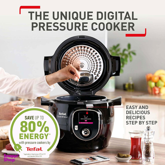 زودپز برقی 6 لیتری تفال مدل Cook4me+ CY851840