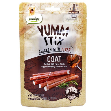 تشویقی سگ دنتالایت مدل YUMM STIX COAT وزن 50 گرم
