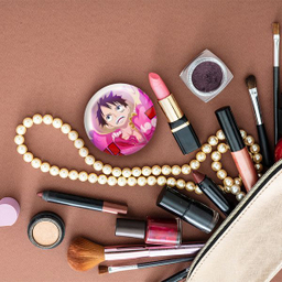 آینه جیبی خندالو مدل لوفی انیمه وان پیس One Piece  کد 17253