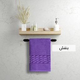 حوله دستی دنیز طرح آرتا سایز 40×80 سانتی متر