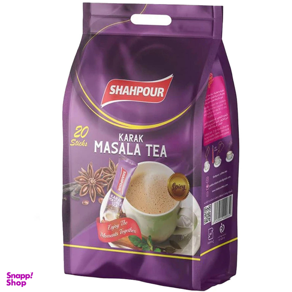 چای ماسالا شاهپور وزن 20 گرم بسته 20 عددی