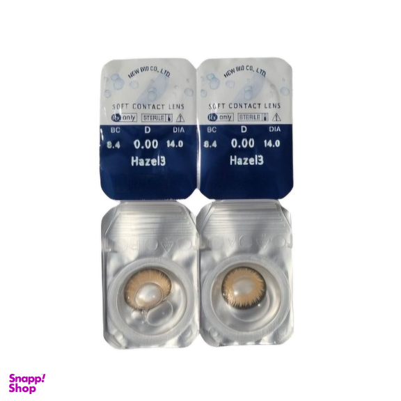 لنز چشم سالیانه نیوویژن رنگ Hazel 3 شماره 17