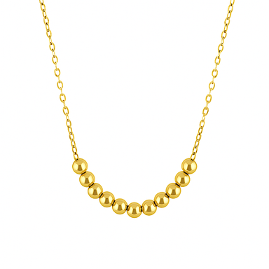 گردنبند طلا 18 عیار زنانه مدل توپی کد 00271