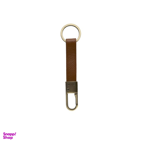 جاکلیدی چرم حلقه ای کروکو مدل راکان فلوتر