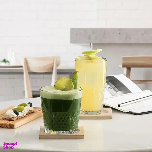 لیوان کوتاه پاشاباغچه مدل هاینس کد 520084 بسته 4 عددی