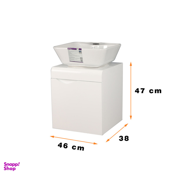 ست کابینت و روشویی دلفین مدل 4638-W