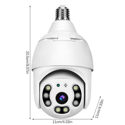 دوربین لامپی چرخشی سیم کارتی مدل v380 کد 7