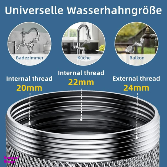 سرشیر آب آی کیو مدل چرخشی مفصل دار بازویی کد Steel-360