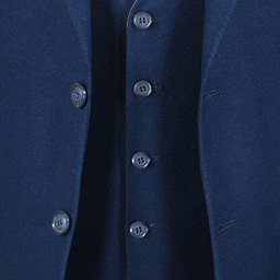 کت شلوار کمبین کج راه رنگ سرمه ای روشن مدل ژیله دورو کد 1444