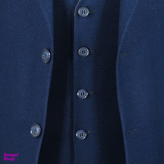 کت شلوار کمبین کج راه رنگ سرمه ای روشن مدل ژیله دورو کد 1444