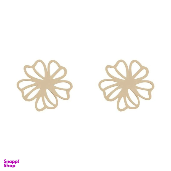 گوشواره میخی طلا 18 عیار زنانه وی وی گلد گالری مدل گل 2564