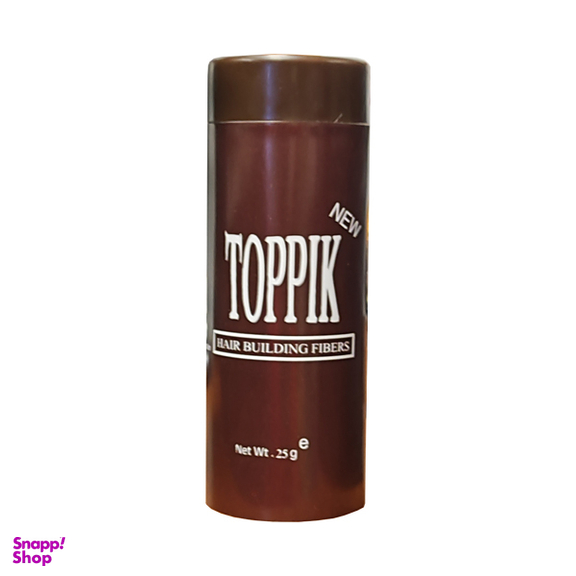 پودر پرپشت کننده مو تاپیک شماره 2.0 رنگ Black حجم 25 میلی لیتر