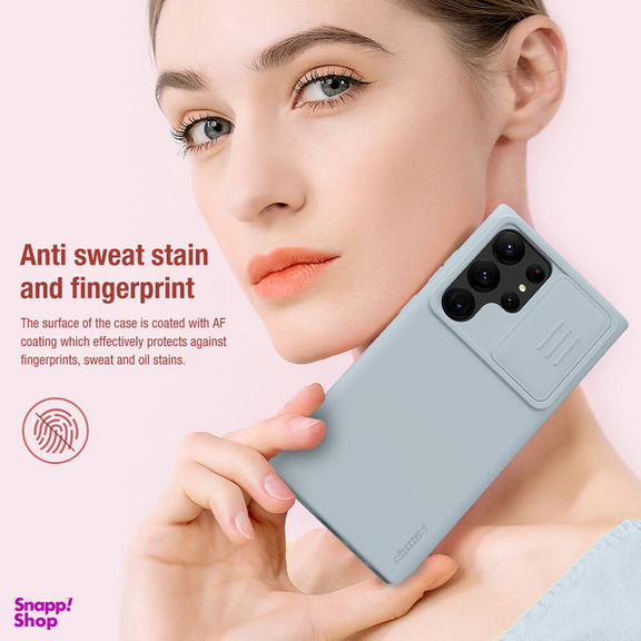 کاور نیلکین مدل CamShield Silky Silicon مناسب برای گوشی موبایل سامسونگ Galaxy S23 Ultra