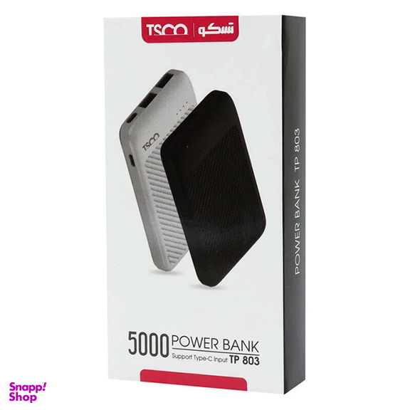 شارژر همراه تسکو مدل Tp 803 ظرفیت 5000 میلی آمپر ساعت