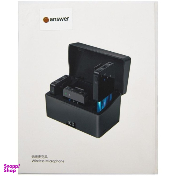 میکروفون بی سیم یقه ای انسر مدل M2 2in1 Pro